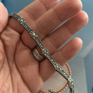 Marcasite Bracelet in 925 Sterling Silver Vintage